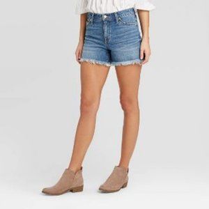Target High Rise Jean Shorts